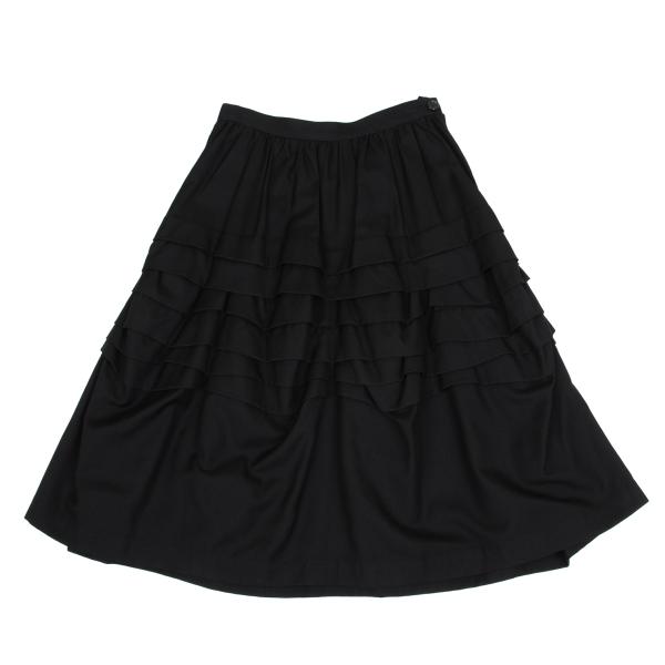 tricot COMME des GARCONS ひざ丈スカート S 黒 【古着】