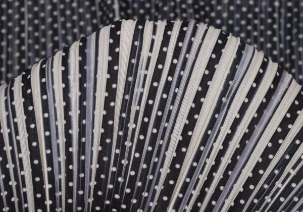 PLEATS PLEASE Pleated Pin Dot Tank Top K-155524_010