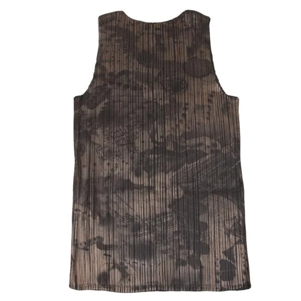 PLEATS PLEASE Pleats Foil Printed Tank Top K-155525_008
