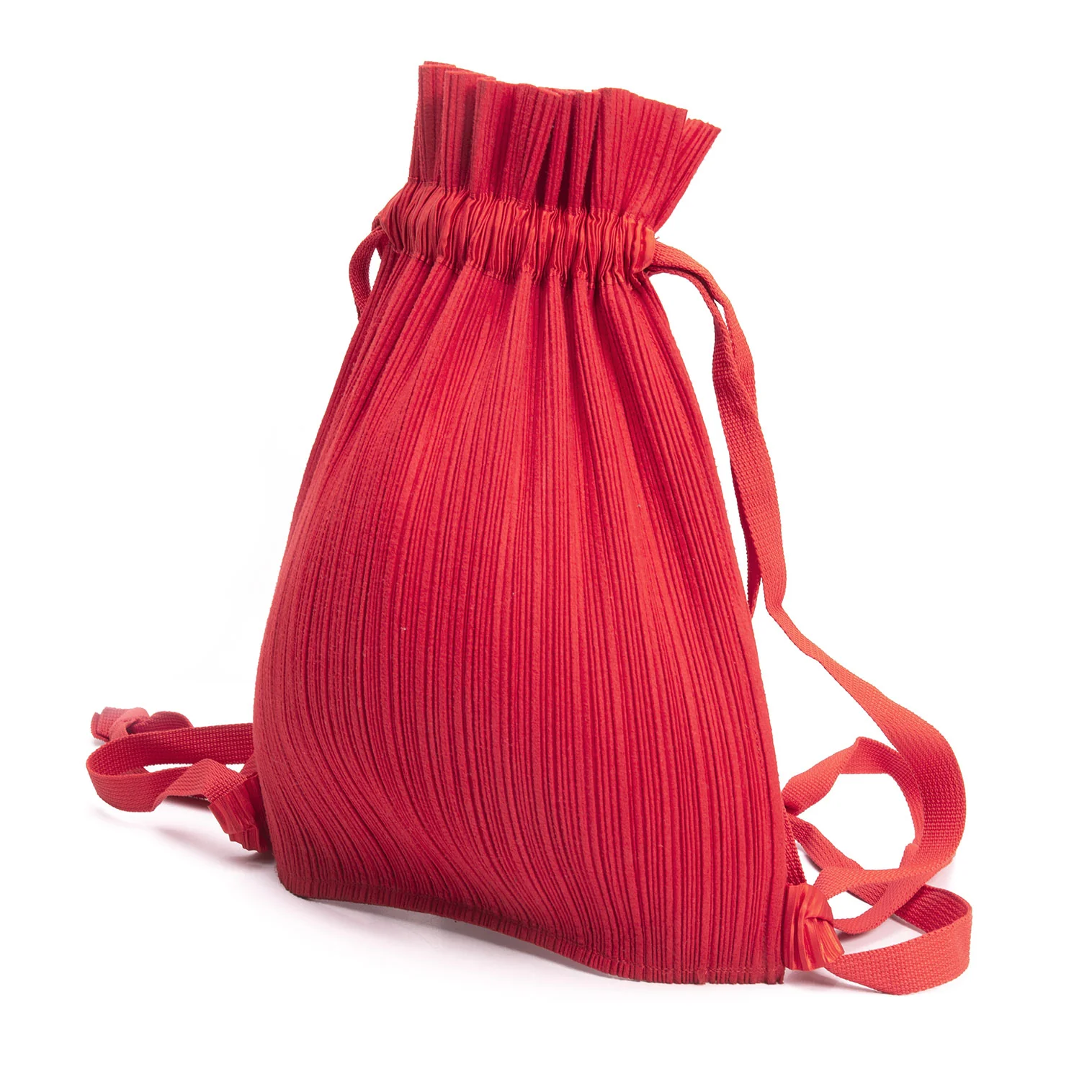 最終価格プリーツプリーズ　PLEATS PLEAS 　me　トップス　レッド プリーツプリーズPLEATS PLEASE プリーツナップサック 赤 | DC