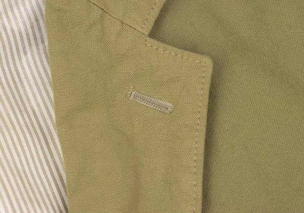 コムデギャルソン オムCOMME des GARCONS HOMME 染め裏ストライプ袖切替デザインジャケット ベージュXS K-155593_004