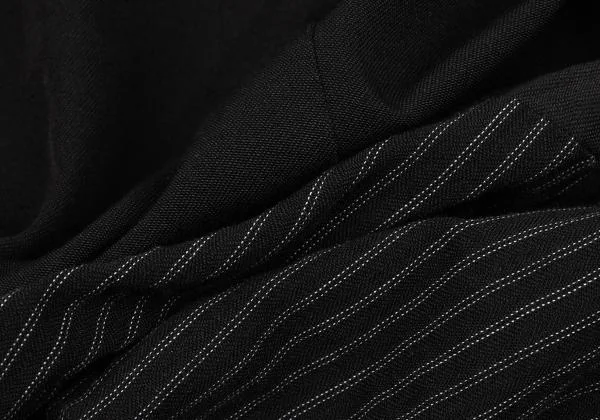 コムデギャルソン オムCOMME des GARCONS HOMME 製品染めストライプ切替デザインジャケット 黒XS K-155598_015