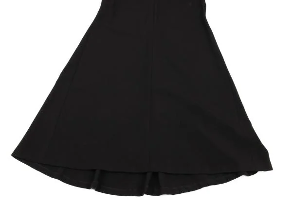 ジャンポールゴルチエ ファムJean Paul GAULTIER FEMME レーヨンポリストレッチロングスカート 黒40 K-155671_008