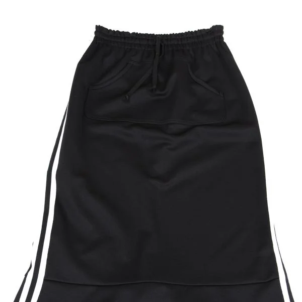 ジュンヤワタナベコムデギャルソンJUNYA WATANABE COMME des GARCONS サイドラインジャージスカート 黒ベージュM位 K-155718_003