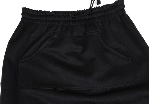 ジュンヤワタナベコムデギャルソンJUNYA WATANABE COMME des GARCONS サイドラインジャージスカート 黒ベージュM位 K-155718_005