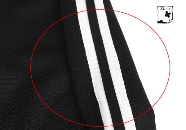 ジュンヤワタナベコムデギャルソンJUNYA WATANABE COMME des GARCONS サイドラインジャージスカート 黒ベージュM位 K-155718_010