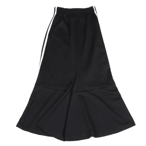 ジュンヤワタナベコムデギャルソンJUNYA WATANABE COMME des GARCONS サイドラインジャージスカート 黒ベージュM位 K-155718_012