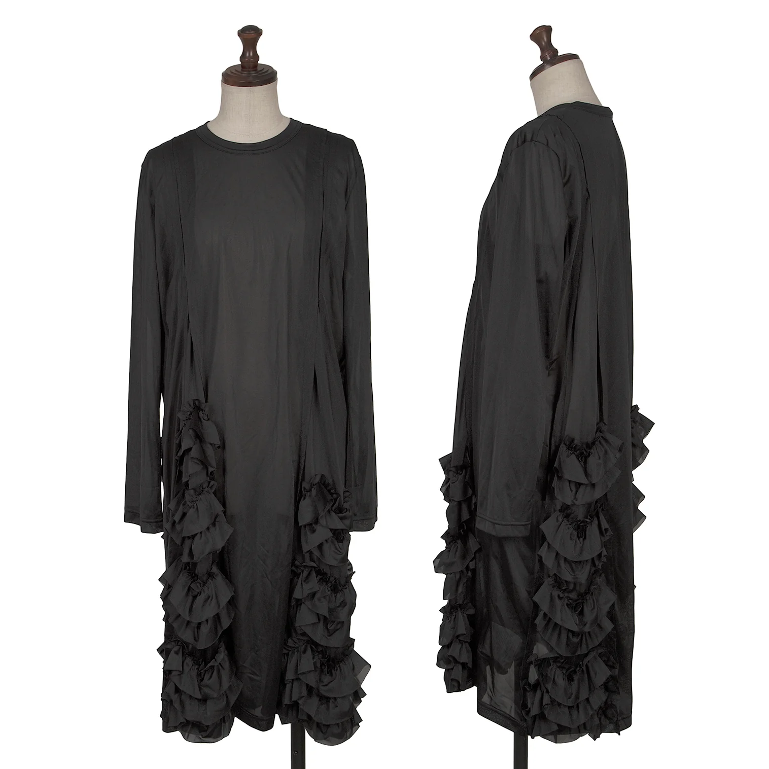コムコム コムデギャルソンCOMME des GARCONS フリル装飾