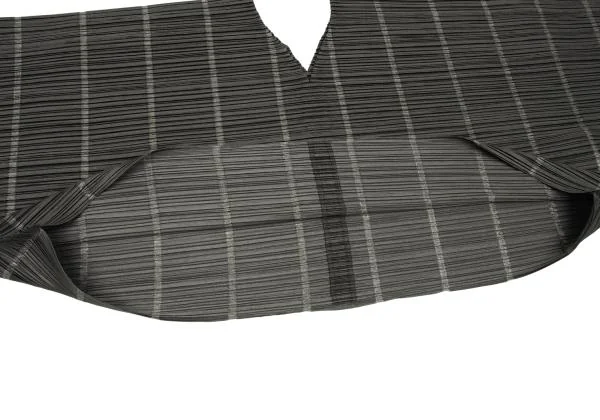 PLEATS PLEASE Striped Pleats V-neck T-shirt K-155775_007