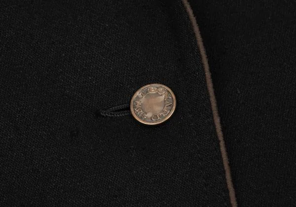レオナールLEONARD フラワーポイント刺繍パイピングシルクジャケット 黒M位 K-155799_010