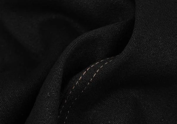 レオナールLEONARD フラワーポイント刺繍パイピングシルクジャケット 黒M位 K-155799_017