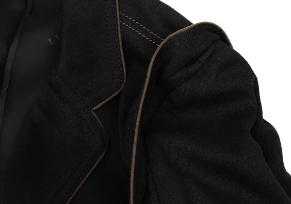 レオナールLEONARD フラワーポイント刺繍パイピングシルクセットアップ 黒M位 K-155801_007
