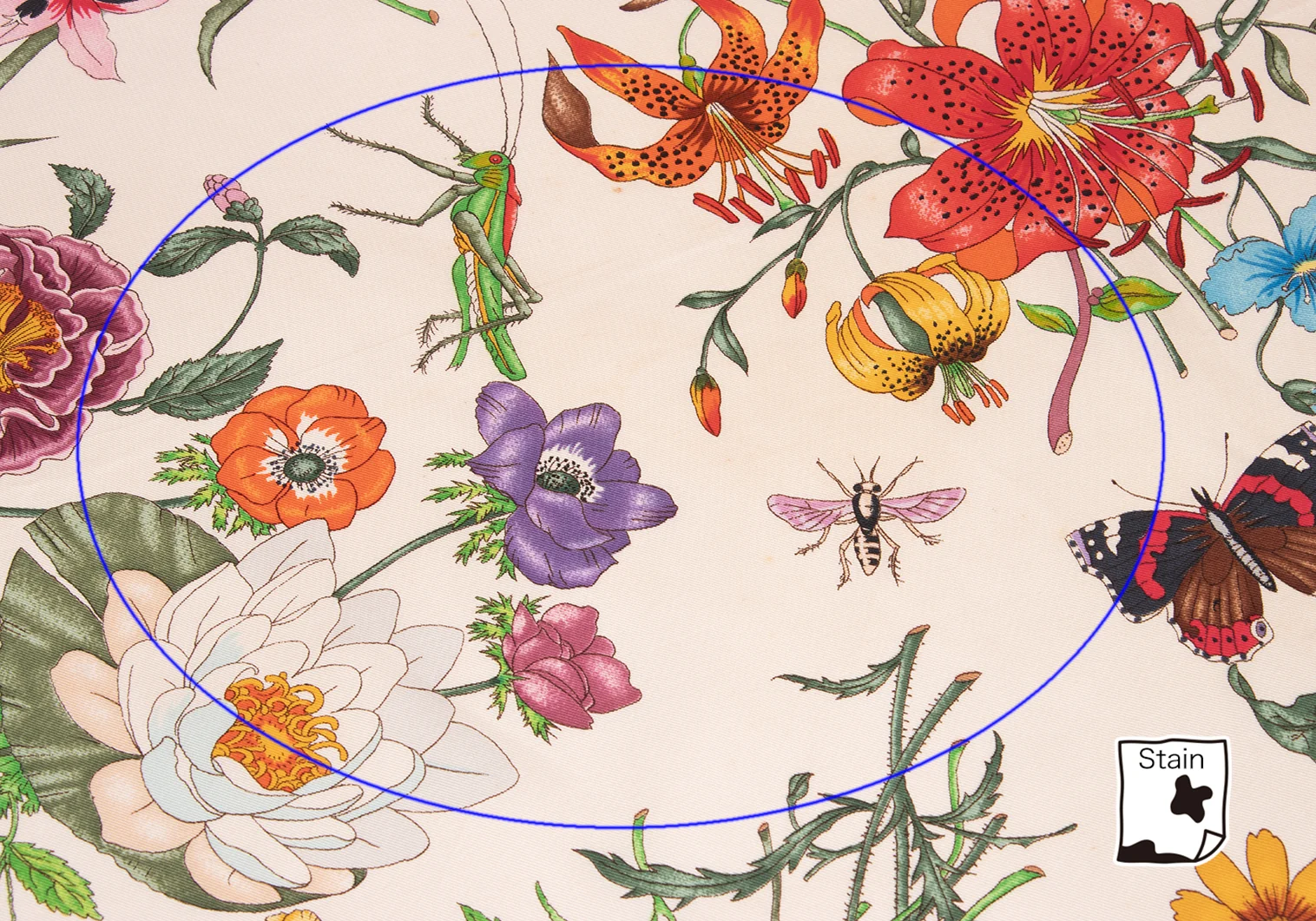 GUCCI グッチ スカーフ 花柄 V.ACCORNERO フローラ 赤