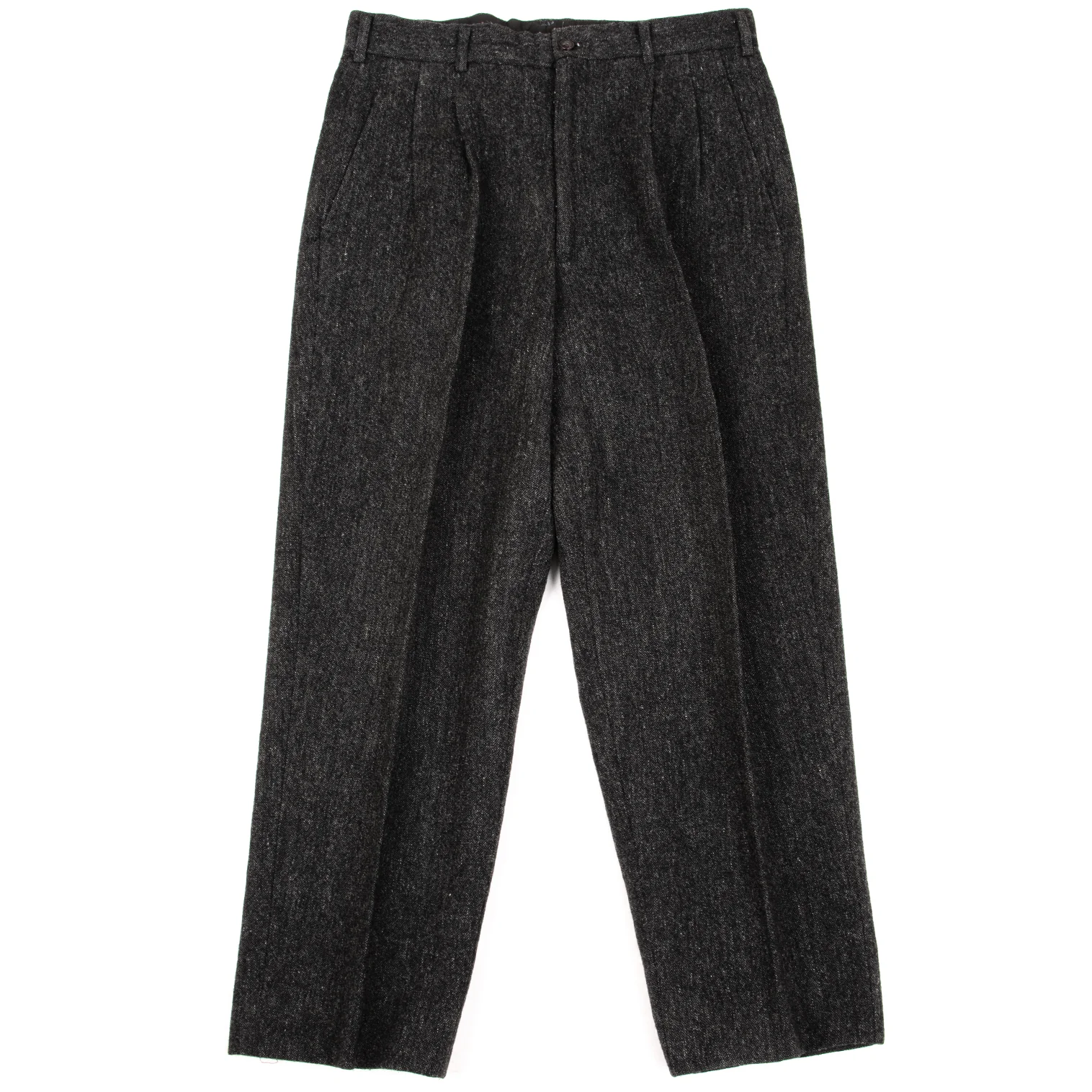 コムデギャルソンオム　ウールフラノツータックパンツ コムデギャルソンオムCOMME des GARCONS HOMME デカオム ウール