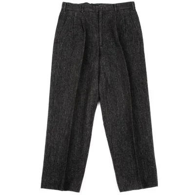 COMME des GARCONS HOMME Wool Two Tuck Tapered Pants