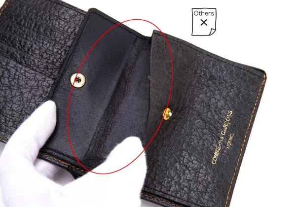 COMME des GARÇONS HOMME コムデギャルソンオム 財布 コムデギャルソンオムCOMME des GARCONS HOMME レザー二つ折り
