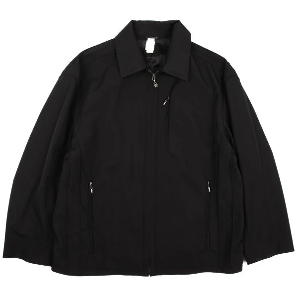 ジャンニヴェルサーチGIANNI VERSACE メデューサジップポリタックブルゾン 黒54 K-155865_001