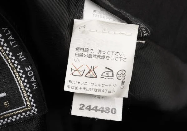 ジャンニヴェルサーチGIANNI VERSACE メデューサジップポリタックブルゾン 黒54 K-155865_015