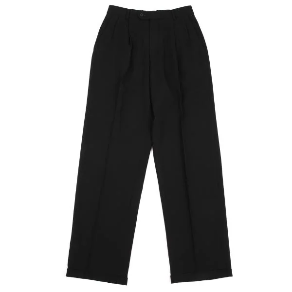カルバンクラインCalvin Klein ウールタックスラックス 黒30 K-155867_001