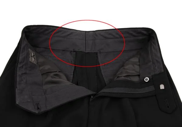 カルバンクラインCalvin Klein ウールタックスラックス 黒30 K-155867_005