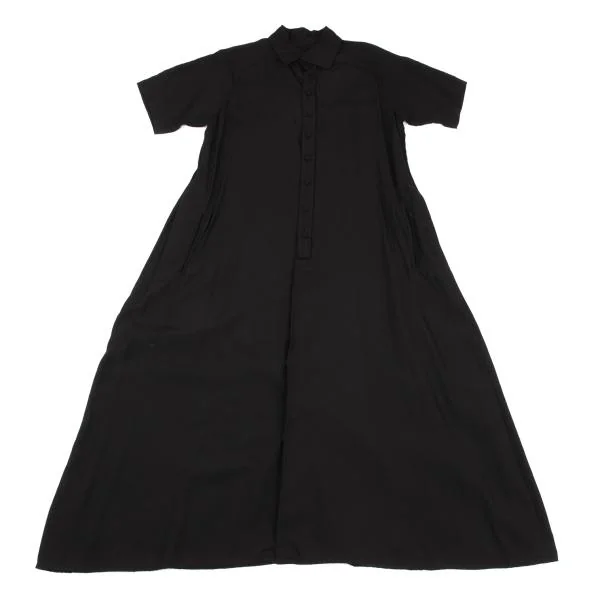 Y's Snap Button Short Sleeve Shirt Dress K-155881_002