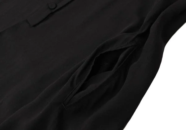 Y's Snap Button Short Sleeve Shirt Dress K-155881_008