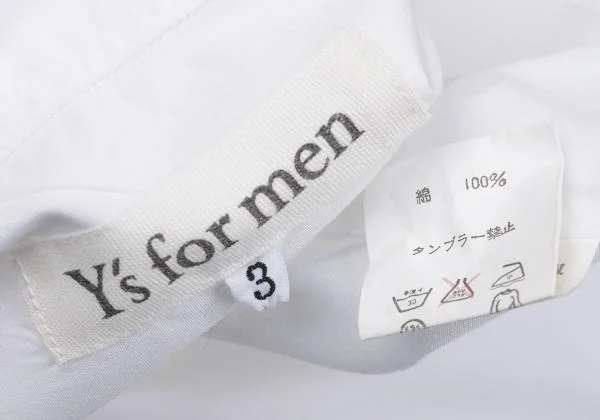 Y's for men Cotton Short Sleeve Open Collar Shirt K-155919_016