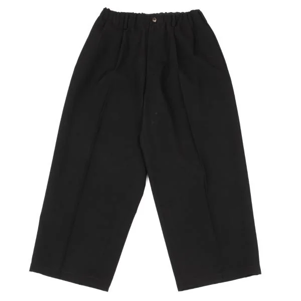 ワイズフォーメンY's for men ウールギャバワイドパンツ 黒S位