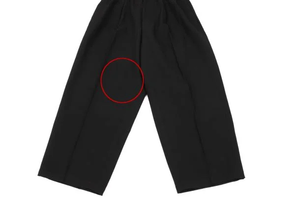 ワイズフォーメンY's for men ウールギャバワイドパンツ 黒S位