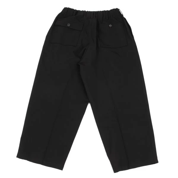 ワイズフォーメンY's for men ウールギャバワイドパンツ 黒S位