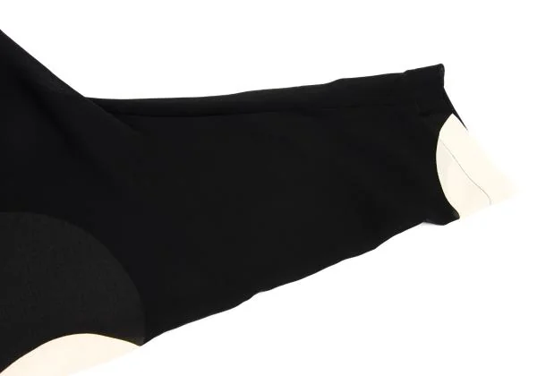 コムデギャルソンCOMME des GARCONS ポリドットプリント2WAYジャケット 黒アイボリーM K-155985_006