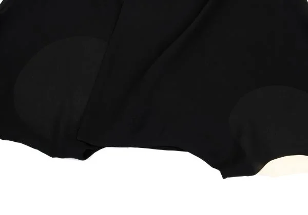 コムデギャルソンCOMME des GARCONS ポリドットプリント2WAYジャケット 黒アイボリーM K-155985_008