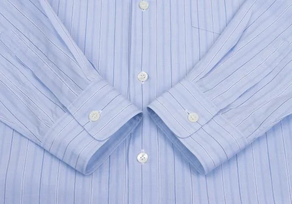 COMME des GARCONS HOMME PLUS Logo Printed Stripe Woven Shirt K-156003_009