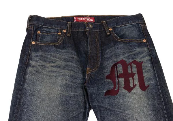 JUNYA WATANABE MAN×Levi's Letter Embroidered Straight Jeans K-156009_002