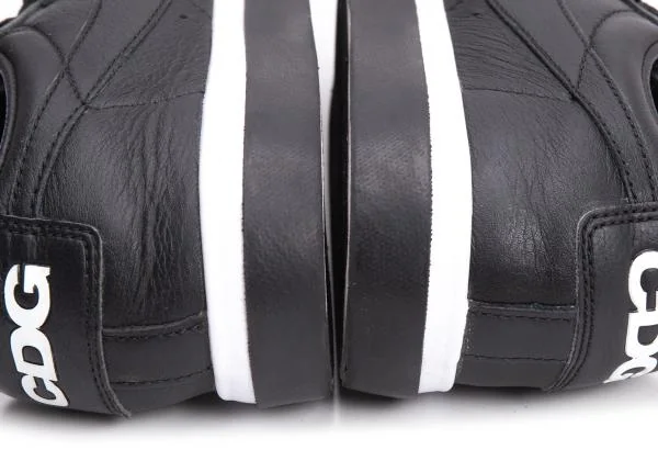 ブラックコムデギャルソン×ナイキBLACK COMME des GARCONS×NIKE Blazer Low レザースニーカー 黒26cm K-156014_011
