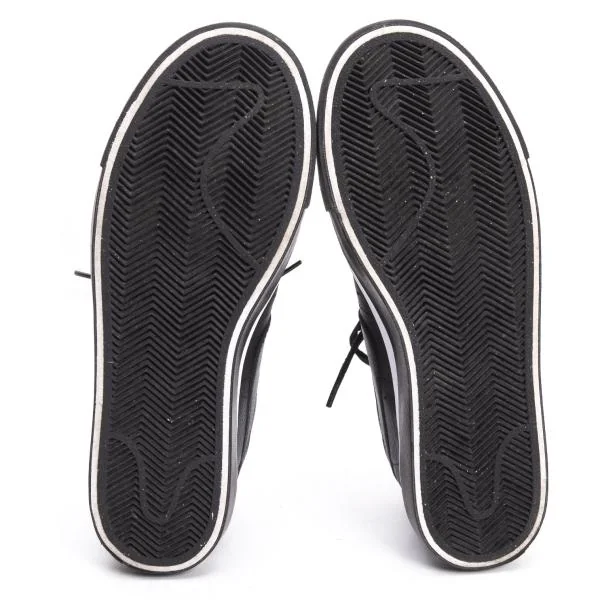 ブラックコムデギャルソン×ナイキBLACK COMME des GARCONS×NIKE Blazer Low レザースニーカー 黒26cm K-156014_012