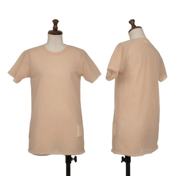 COMME des GARCONS Multi Layered Chiffon T-shirt Beige S K-156059_001