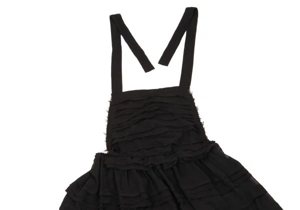 COMME des GARCONS See-through Chiffon Poly Apron Skirt K-156065_003