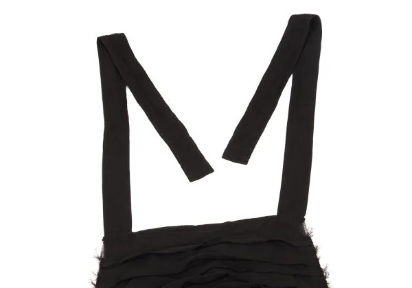 COMME des GARCONS See-through Chiffon Poly Apron Skirt K-156065_004