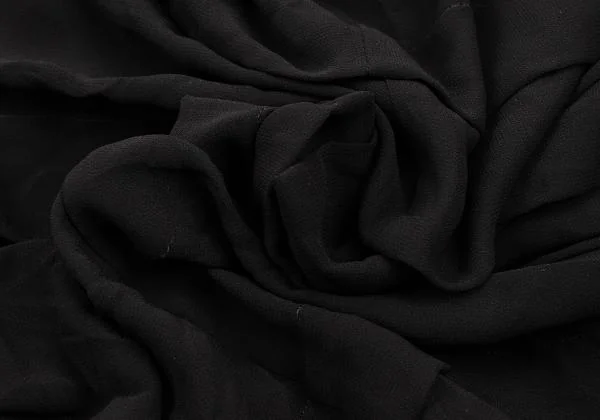 COMME des GARCONS See-through Chiffon Poly Apron Skirt K-156065_012