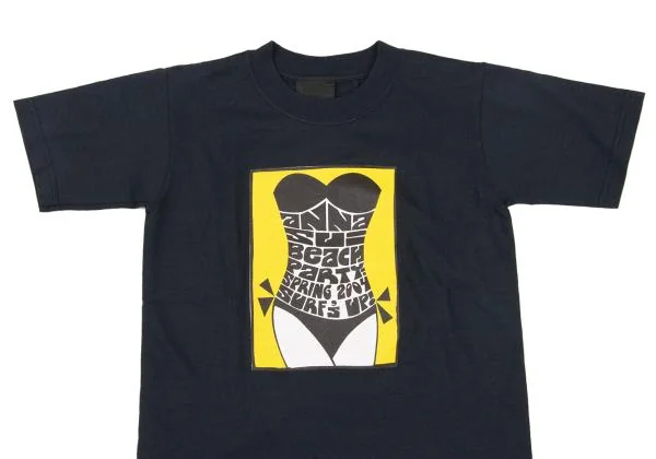 ANNA SUI Typography Print T shirt K-156075_002