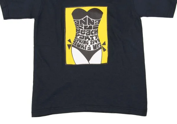 ANNA SUI Typography Print T shirt K-156075_006