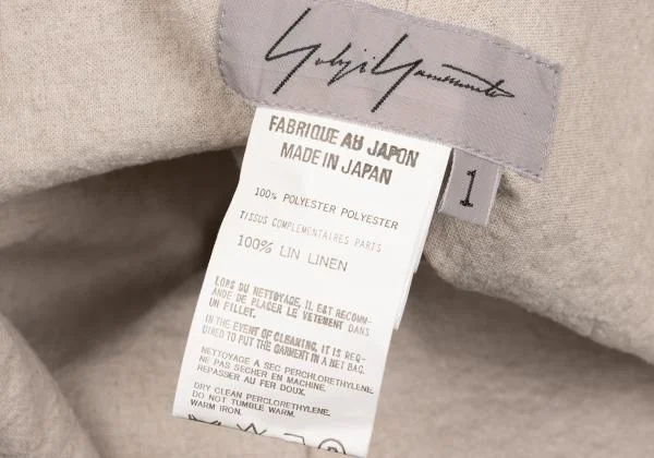 Yohji Yamamoto FEMME Lace Design Back Open Zip Hoodie K-156115_015