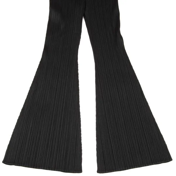PLEATS PLEASE Pleated Bell-bottom Pants K-156151_005