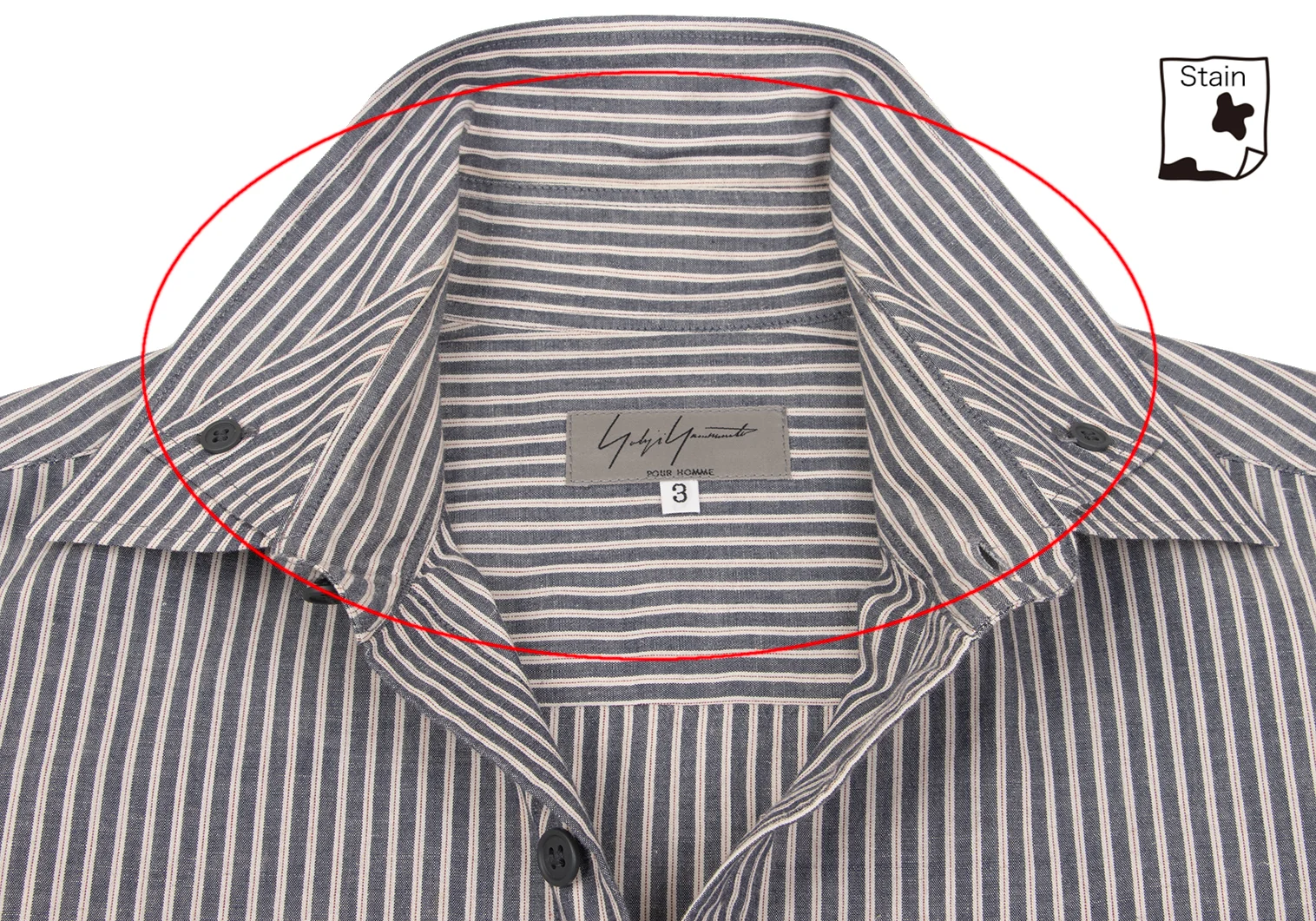 ヨウジヤマモト プールオムYohji Yamamoto POUR HOMME コットン