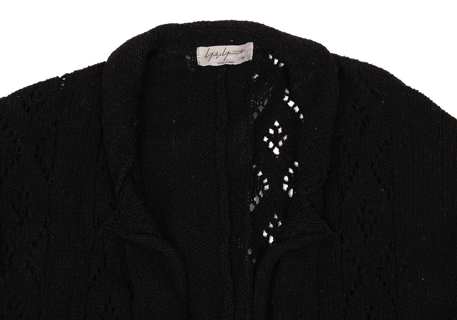 yohji yamamoto POUR HOMME Knitwear/Sweater Black (Approx. XS