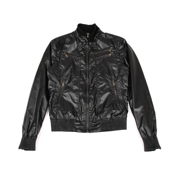 ディーアンドジーD&G ポリジップポケットデザインブルゾン 黒46 K-156294_001