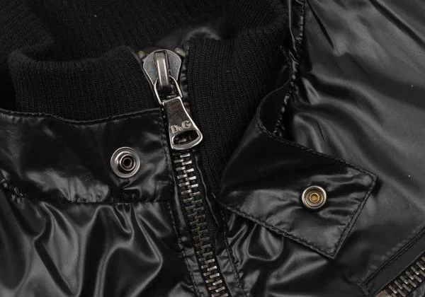 ディーアンドジーD&G ポリジップポケットデザインブルゾン 黒46 K-156294_006