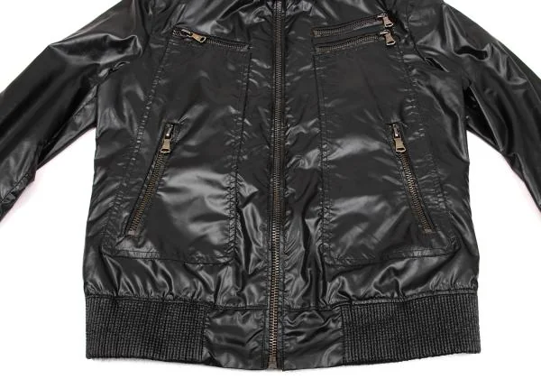 ディーアンドジーD&G ポリジップポケットデザインブルゾン 黒46 K-156294_010