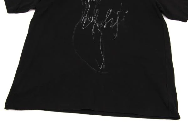 Yohji Yamamoto FEMME Drawing Printed T Shirt K-156333_007